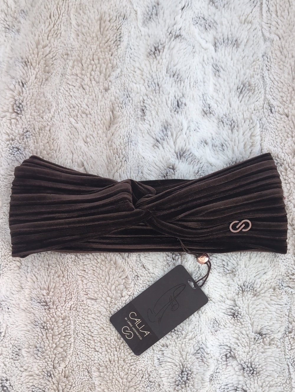 Calia Pleated Velvet Headband